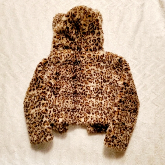 F21 Leopard Coat 5/6 - Picture 2 of 3